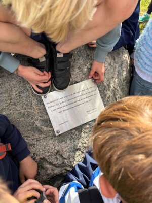 Fotoalbum Dorfrundgang Thallwitz- Klasse 2b. Dank an Frau Neustadt