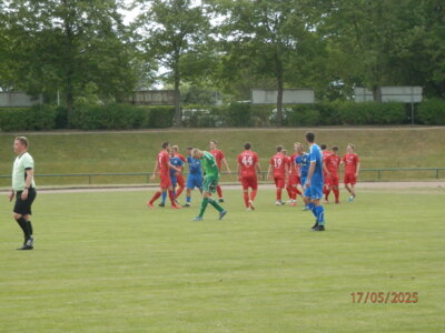 Hoffentlich gibt es auch am Samstag Grund zur Torfreude im Seenland Team, wie hier zuletzt nach dem 0:2 durch Myron Reinberger kurz vor dem Halbzeitpfiff im Bergring-Stadion. 