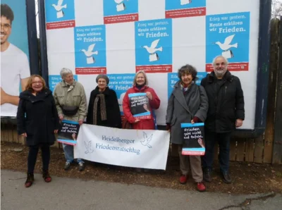 Vorschaubild: Einige Mitglieder des Heidelberger Friedensratschlags