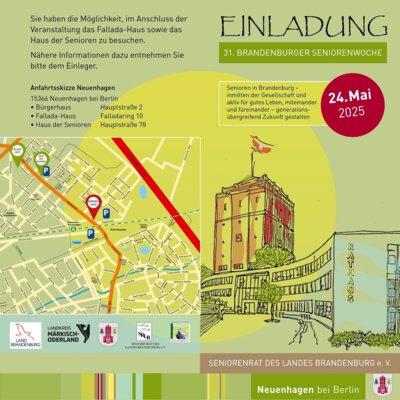 Fotoalbum Festveranstaltung 31. Brandenburgische Seniorenwoche 2025 im Bürgerhaus Neuenhagen