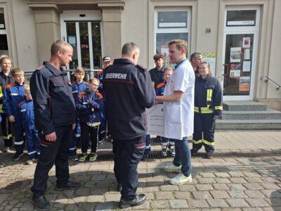 Fotoalbum Spendenübergabe Adler Apotheke Pritzwalk