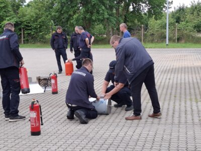 Fotoalbum Übergabe Feuerlöscherübungsanlage FF Pritzwalk