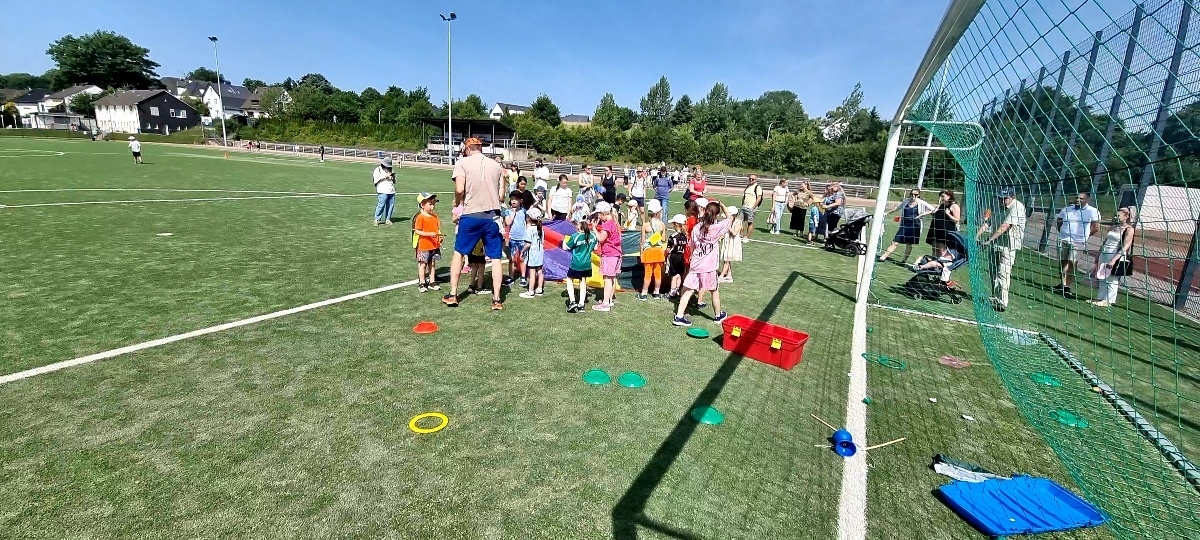 Bild: SPilefest auch für die Kita-Kinder, die nach den Sommerferien zur GGS Volmarstein kommen!