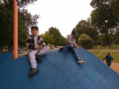 War gar nicht so leicht hier hoch zu klettern.  (Bild vergrößern)