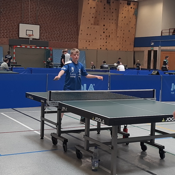 Bild: Hanno ging bei den Jungen 15 an den Start