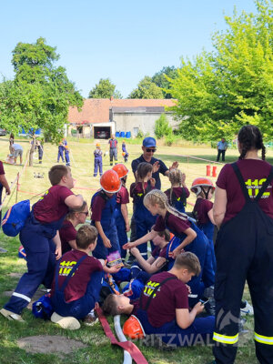 Foto des Albums: Der Spaß stand im Vordergrund beim 21. Stadtjugendfeuerwehrtag in Giesensdorf