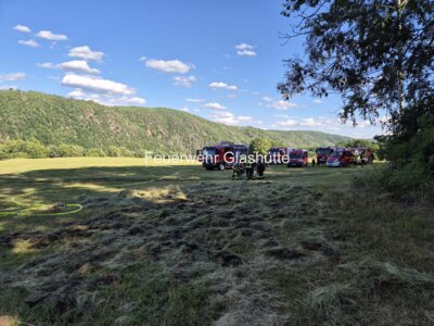Fotoalbum Einsatz - Heuballenbrand