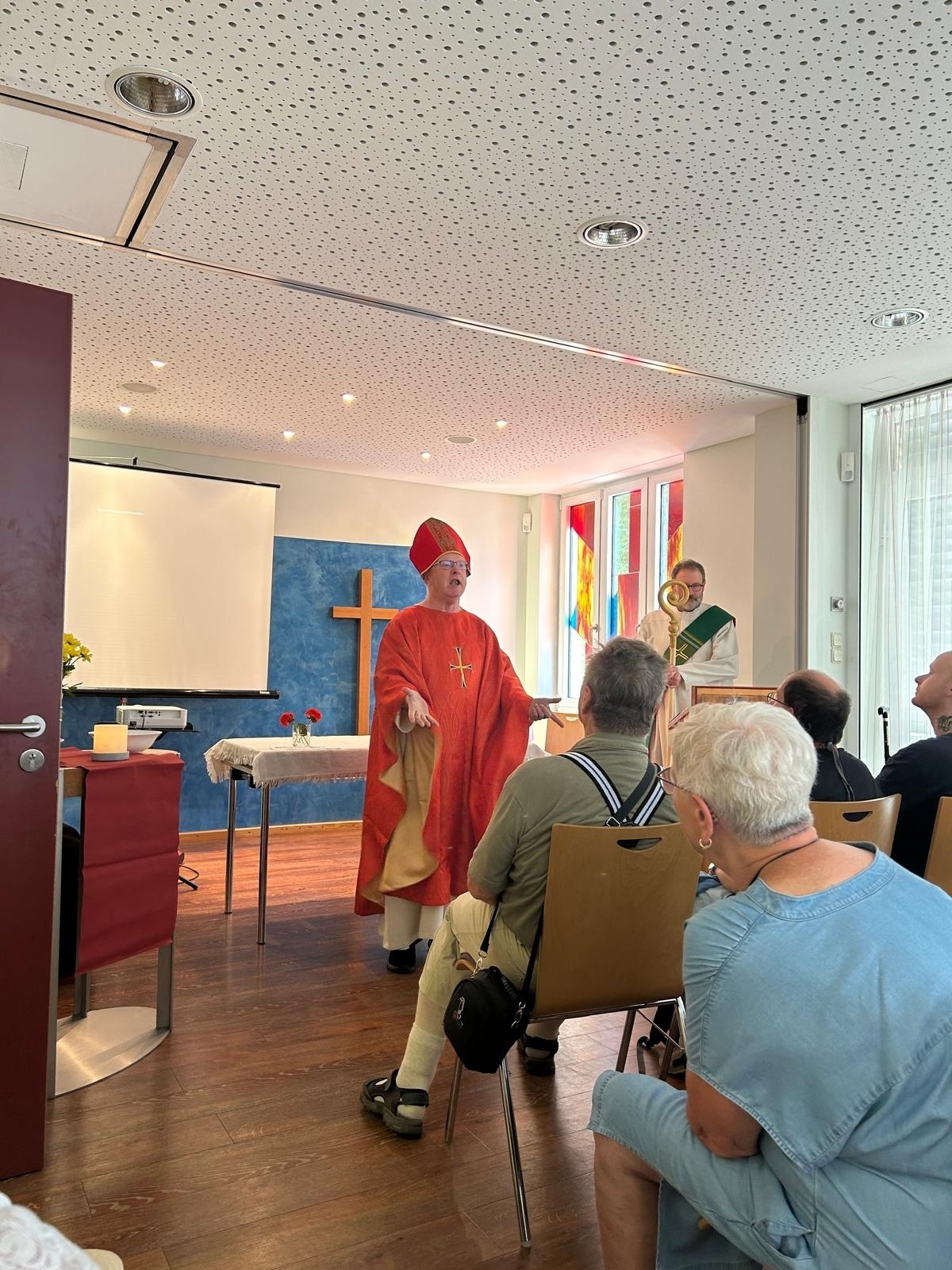 Bild: Bischof Nikolaus von Myra war damals auch mit dabei
