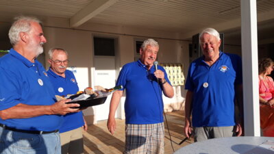Dank an Wolfgang Br&uuml;ck f&uuml;r 10 Jahr Vorsitzender 