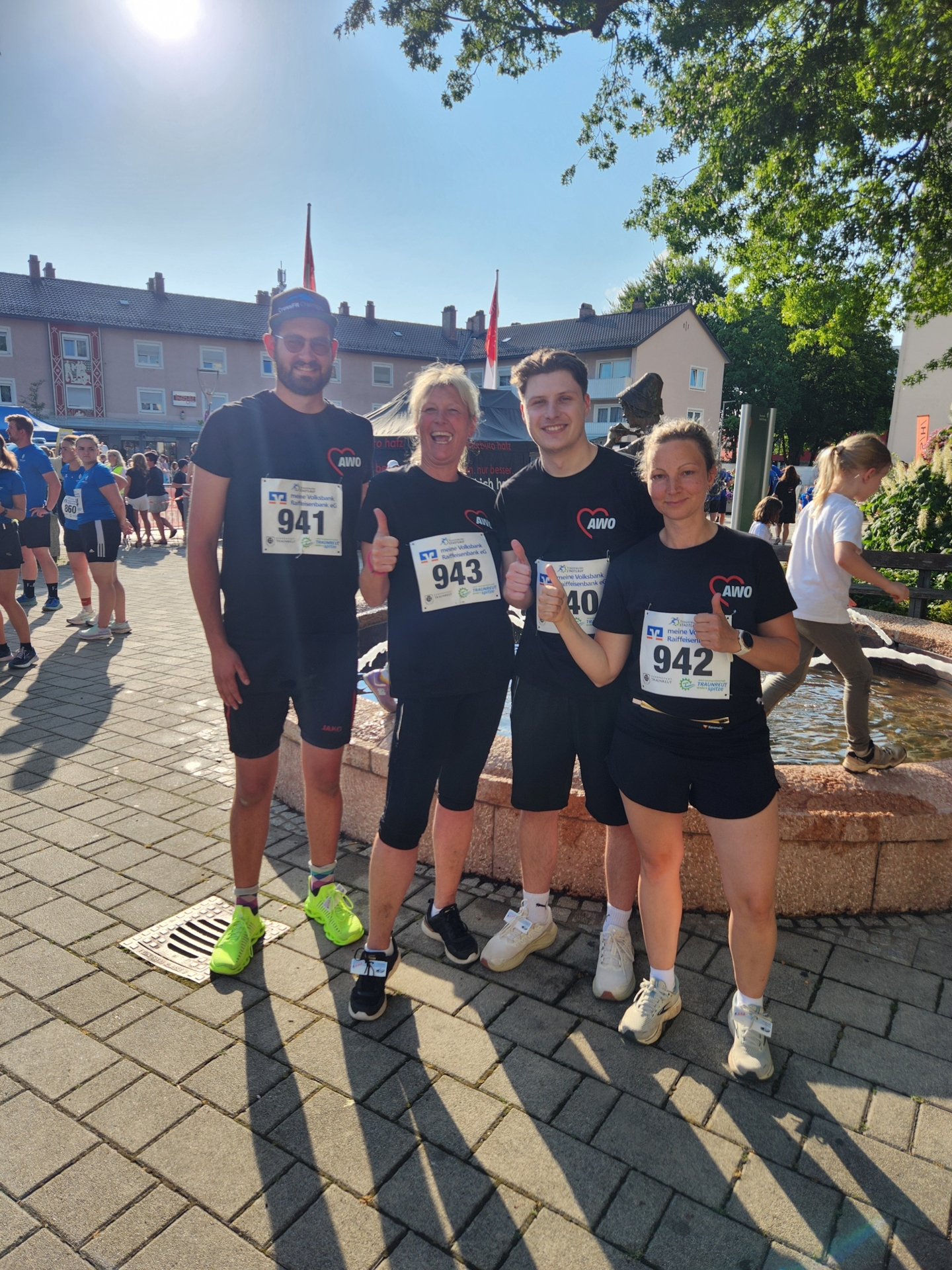 Bild: In bester Stimmung und Vorfreude auf den Lauf
