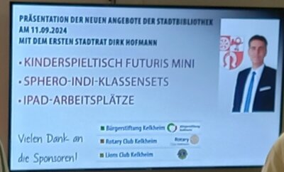 Foto des Albums: Spende für Stadtbibliothek