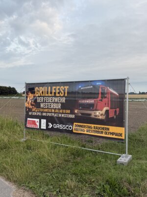 Foto des Albums: Neue Banner für das Grillfest und die Festtage