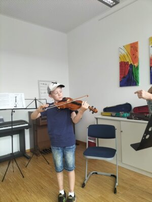 Foto des Albums: Besuch der Musikschule Mengen 2025