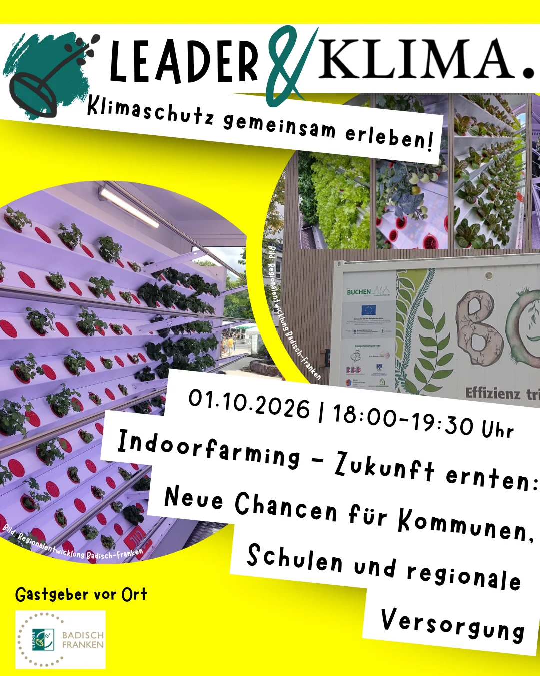 Bild: Indoorfarming - Zukunft ernten am 01.10.2026