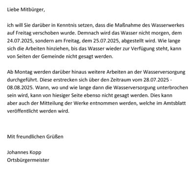Information vom 23.07.25  (Bild vergr&ouml;&szlig;ern)