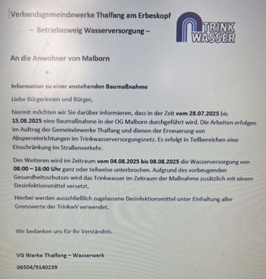 Information vom 23.07.25  (Bild vergr&ouml;&szlig;ern)