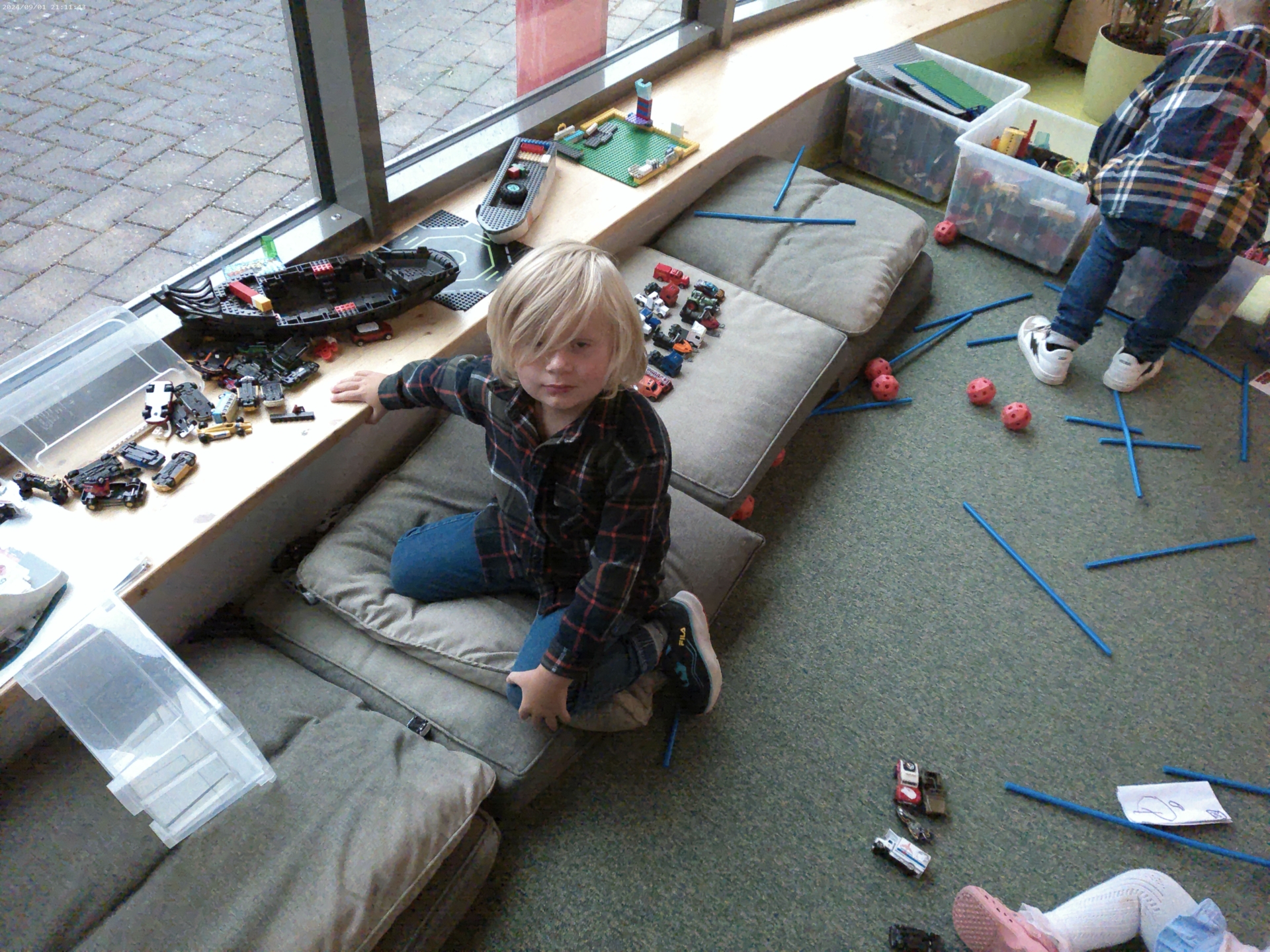 Bild: Ich mach mal kurz ne Pause beim Legospiel.
