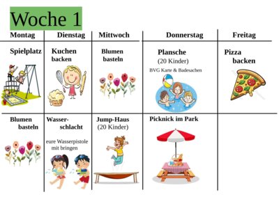 Foto des Albums: Sommeferien Programm