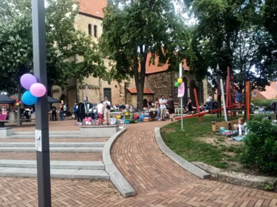 Am Markt in Gehrden  (Bild vergr&ouml;&szlig;ern)