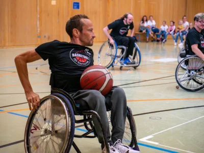 Foto des Albums: Rollstuhlbasketball: Rückspiel TSV Sonthofen und Buxheimer Blitze