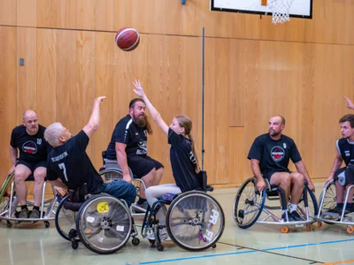 Foto des Albums: Rollstuhlbasketball: Rückspiel TSV Sonthofen und Buxheimer Blitze