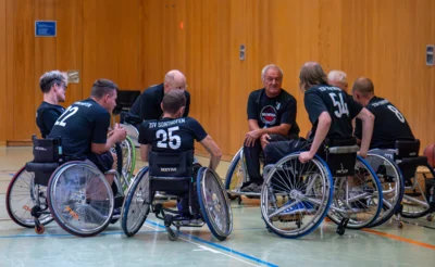 Foto des Albums: Rollstuhlbasketball: Rückspiel TSV Sonthofen und Buxheimer Blitze