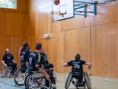 Foto des Albums: Rollstuhlbasketball: Rückspiel TSV Sonthofen und Buxheimer Blitze