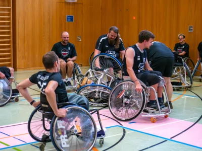 Foto des Albums: Rollstuhlbasketball: Rückspiel TSV Sonthofen und Buxheimer Blitze
