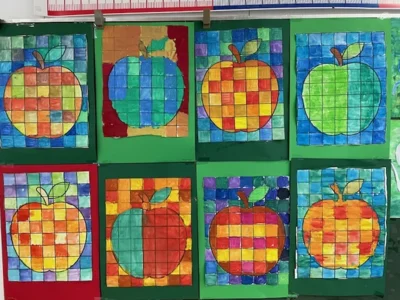 Apfel-Wasserfarben  (Bild vergr&ouml;&szlig;ern)