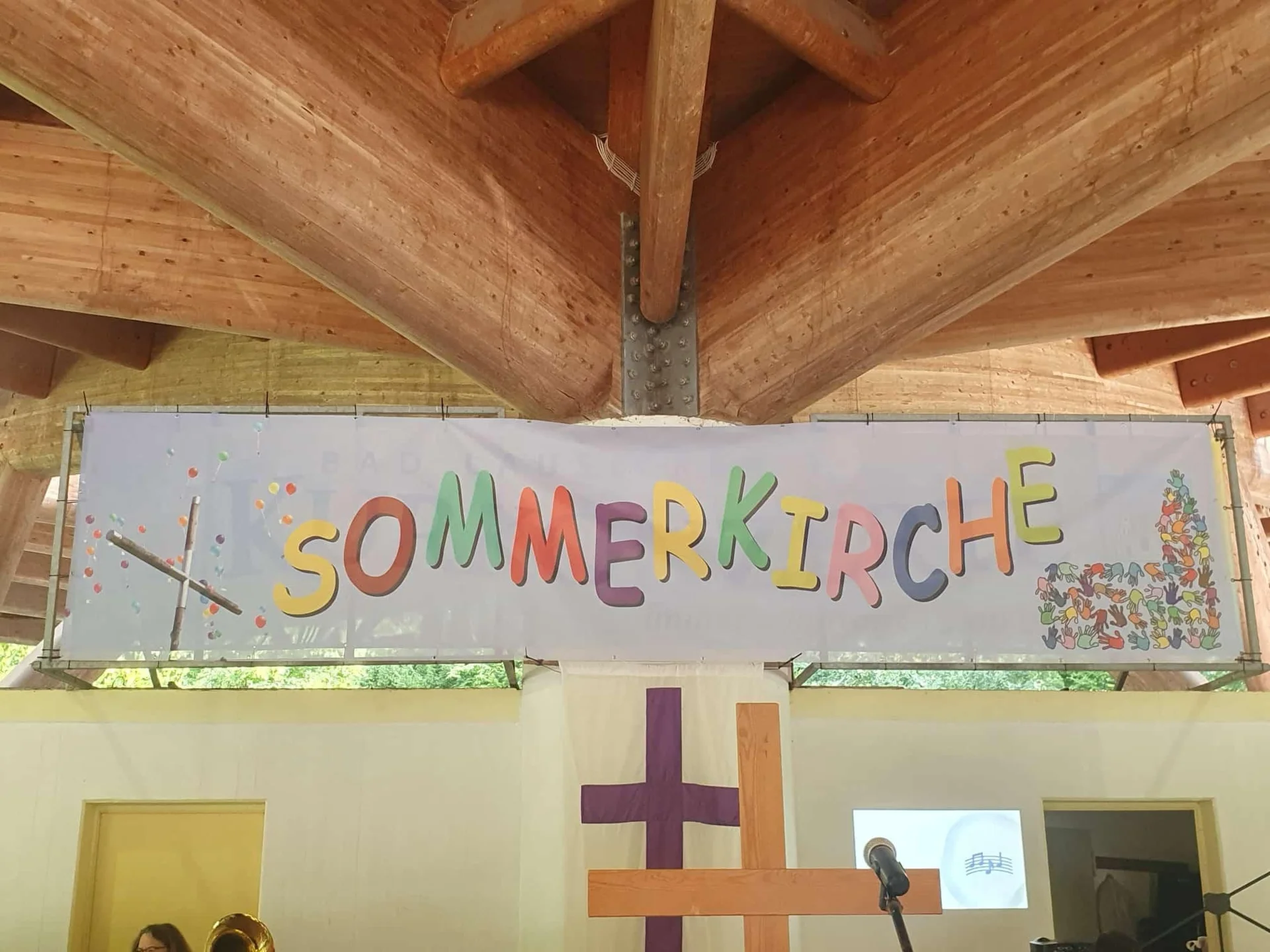 Bild: Willkommen zur Sommerkirche