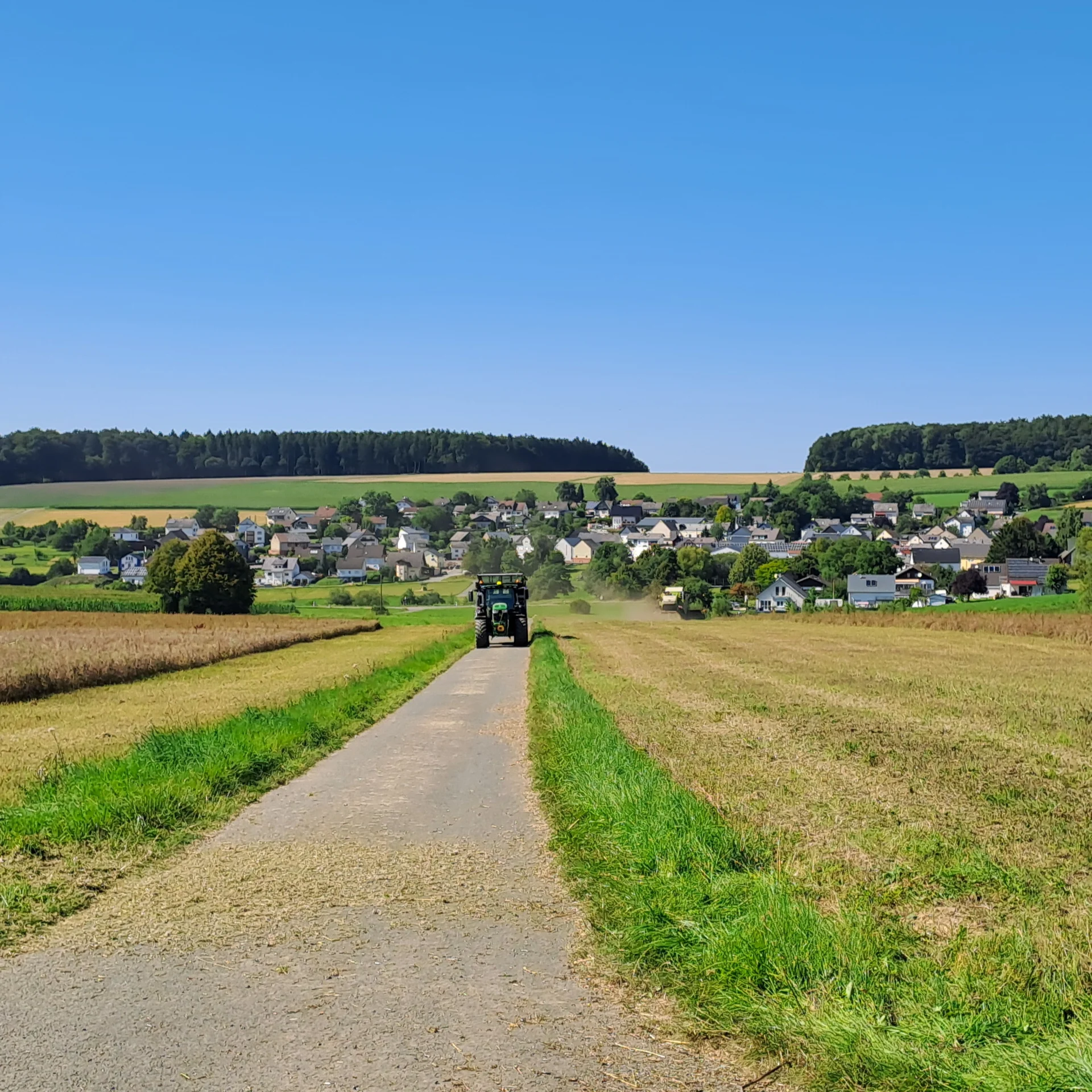 Bild: Panoramablick auf unser Dorf