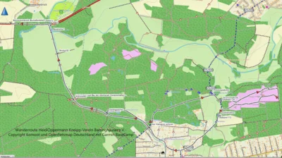 Unsere Wanderroute  (Bild vergr&ouml;&szlig;ern)