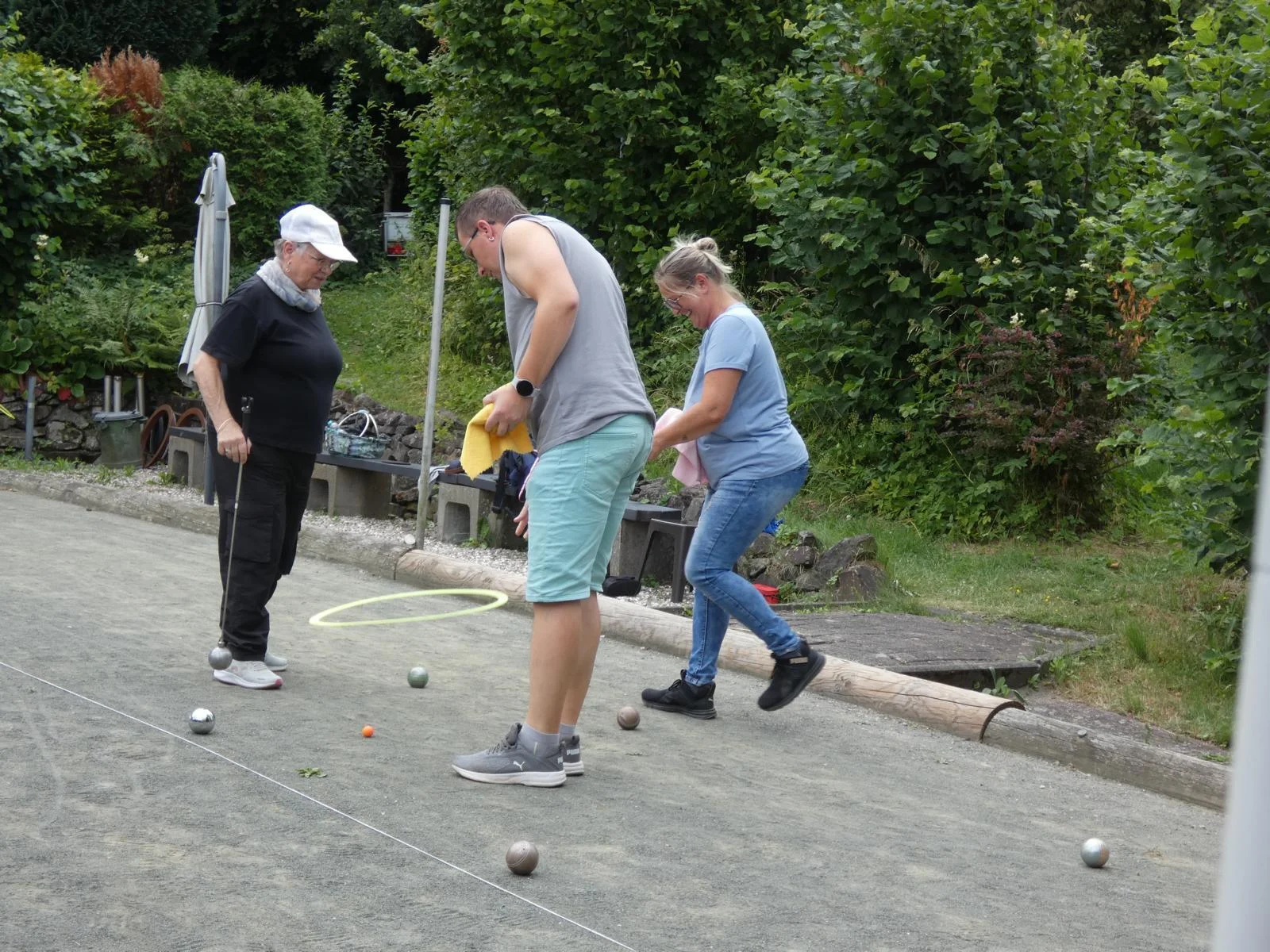 Bild: Boule Abstecken