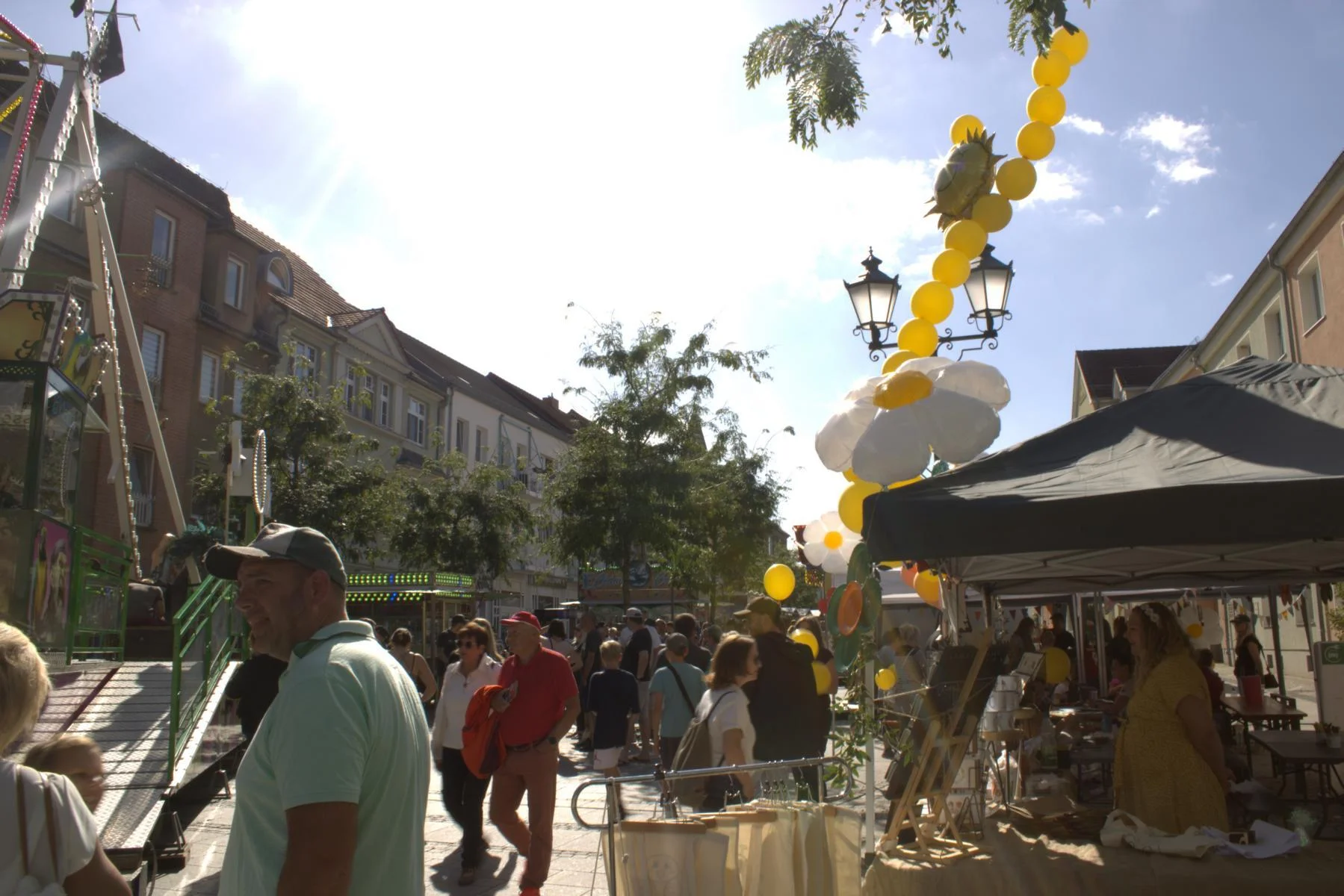 Bild: Impressionen vom Calauer Stadtfest. Foto: Jayden During