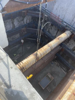 Foto des Albums: Baustelle der SuedLink-Elbquerung in Wischhafen