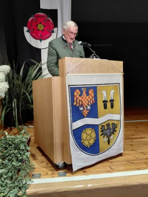 Obmann des Kulturverbandes der S&uuml;dm&auml;hrer in &Ouml;sterreich Hans-G&uuml;nter Grech  (Bild vergr&ouml;&szlig;ern)