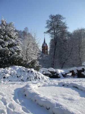 Bild: Kirchensichtachse, Foto Kathrin Rospek