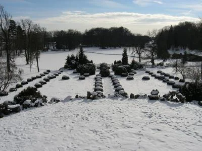 Bild: Schlosspark im Winter