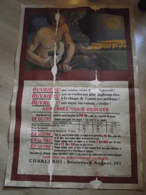 Foto des Albums: Hilfe an Dritte, Restaurierung historischer Dokumente/Plakate