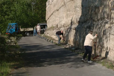 Foto des Albums: Vorbereitung zur Gedenkfeier am Walpersberg