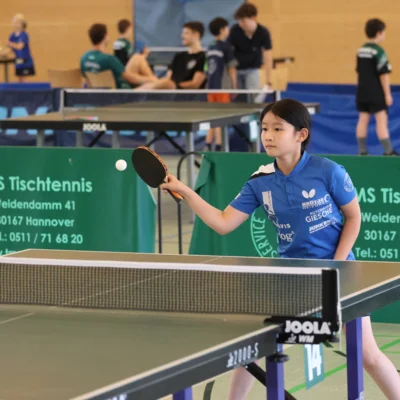 Vorschaubild: Jing Zhou ging bei den Mädchen 11 an den Start