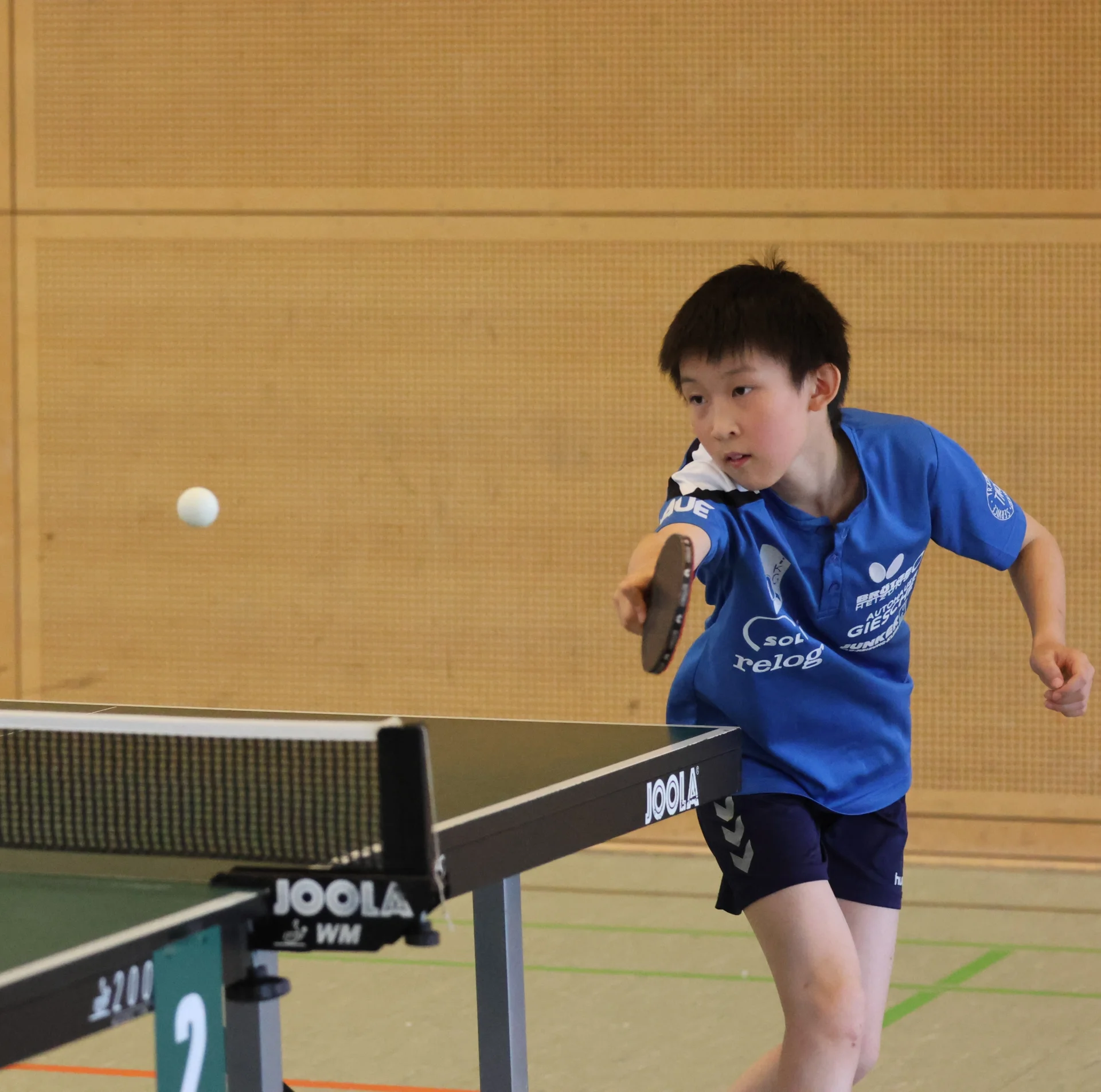Bild: Ziming Zhou ging bei den Jungen 13 LK II an den Start