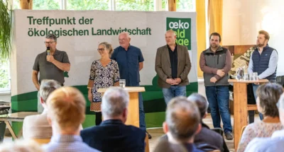 Ralf Weber beim Gespr&auml;ch der Bauck-Gruppe 