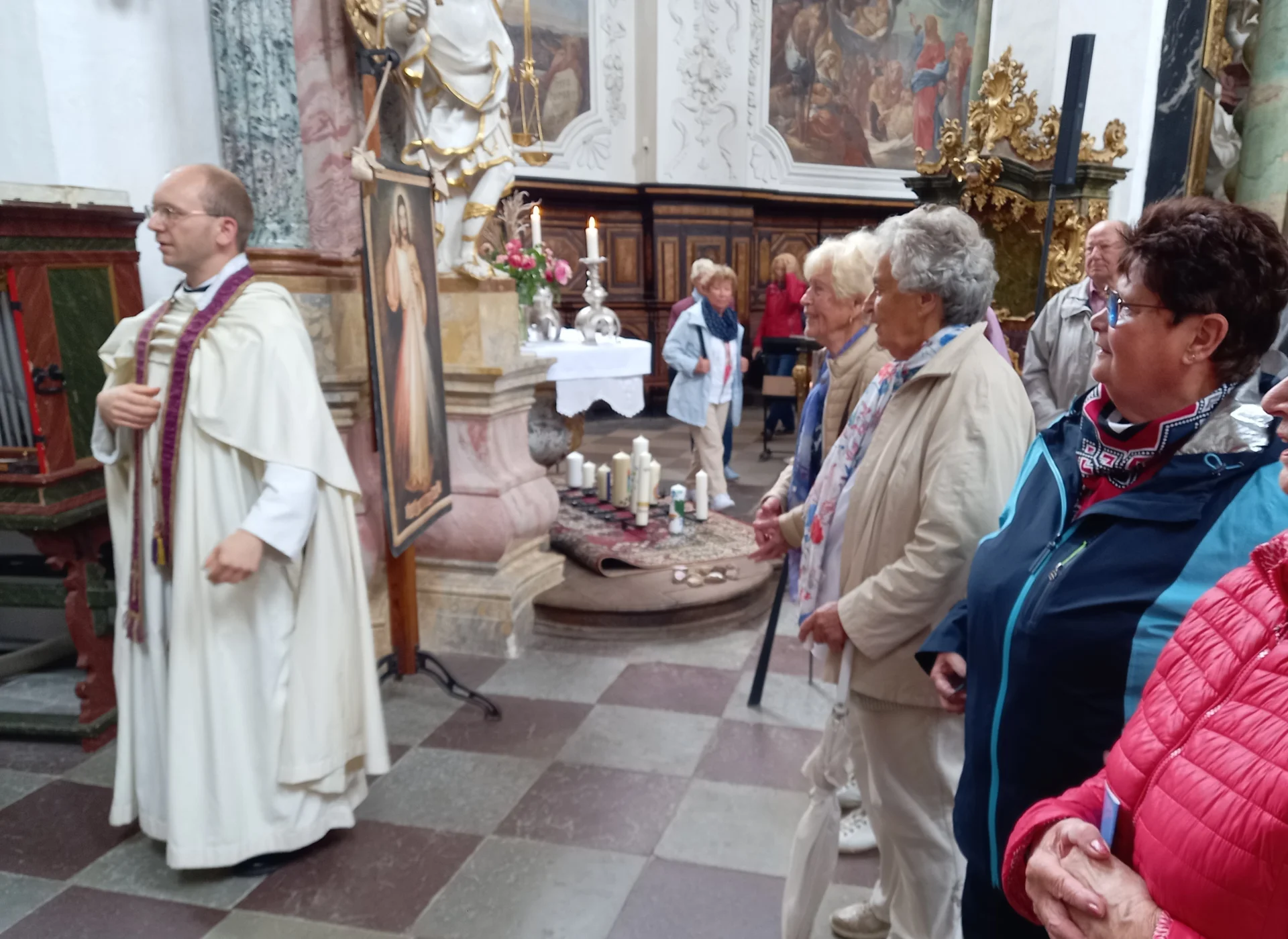 Bild: Gemeinsame Chorprobe mit den Heimatfreunden
