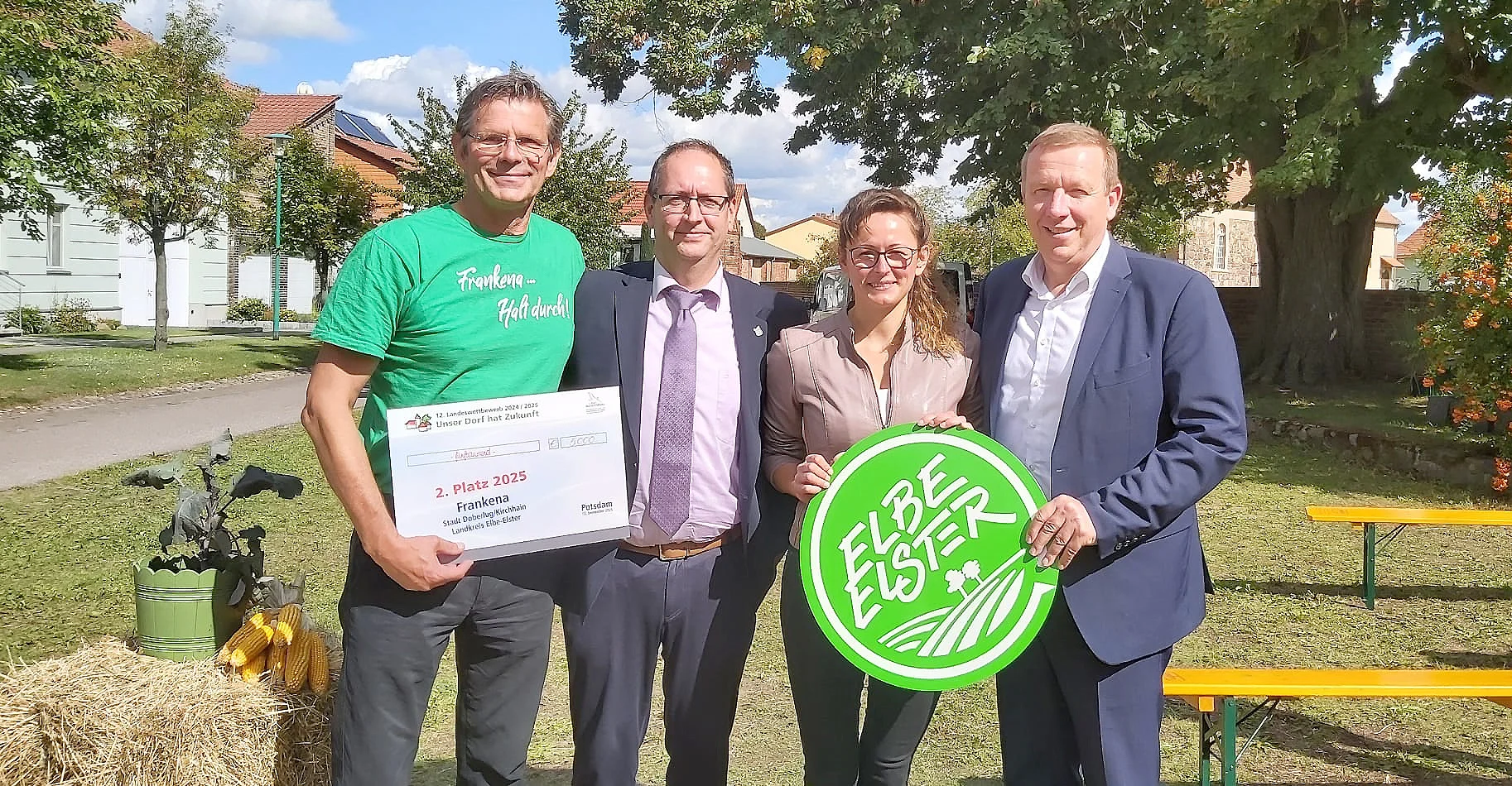 Bild: v.l.n.r.: I. Nieswand, E. Reiche, H. Mittelstädt, Ch. Jaschinski