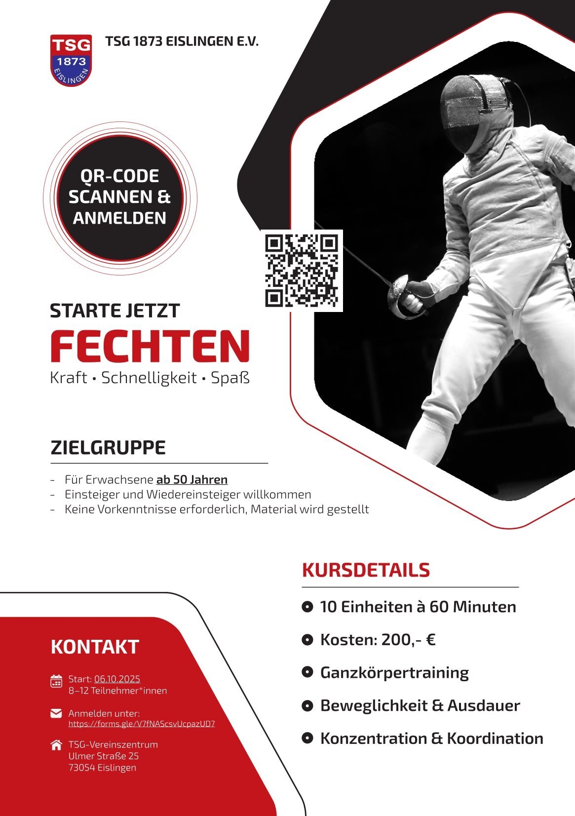 Bild: TSG Fechtkurs ab 50