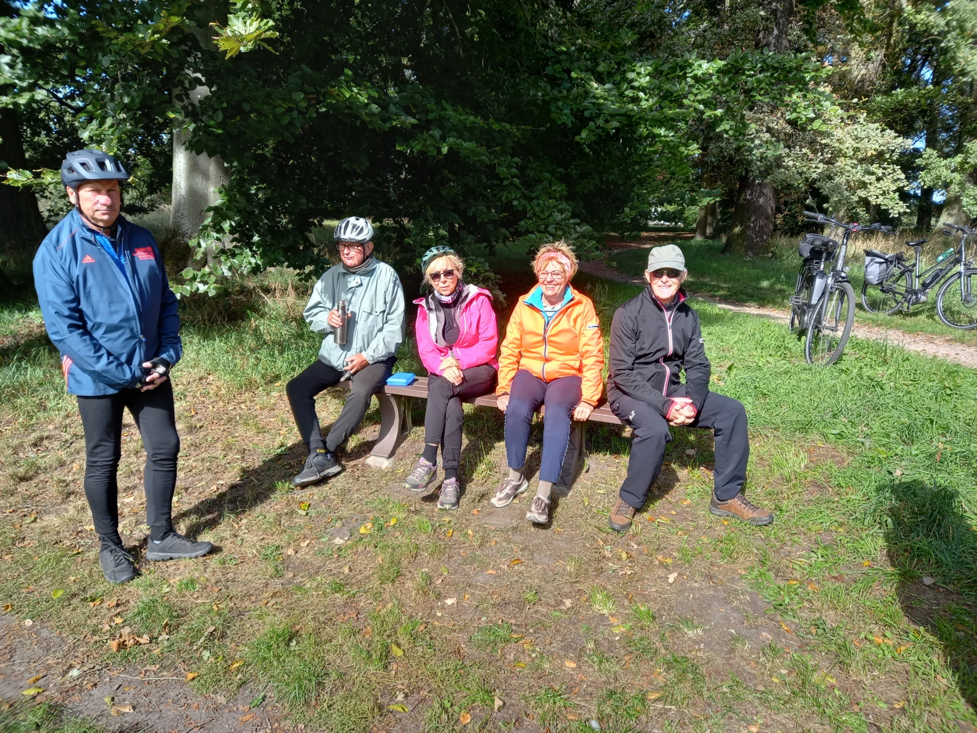 Bild: Rast im Landschaftspark