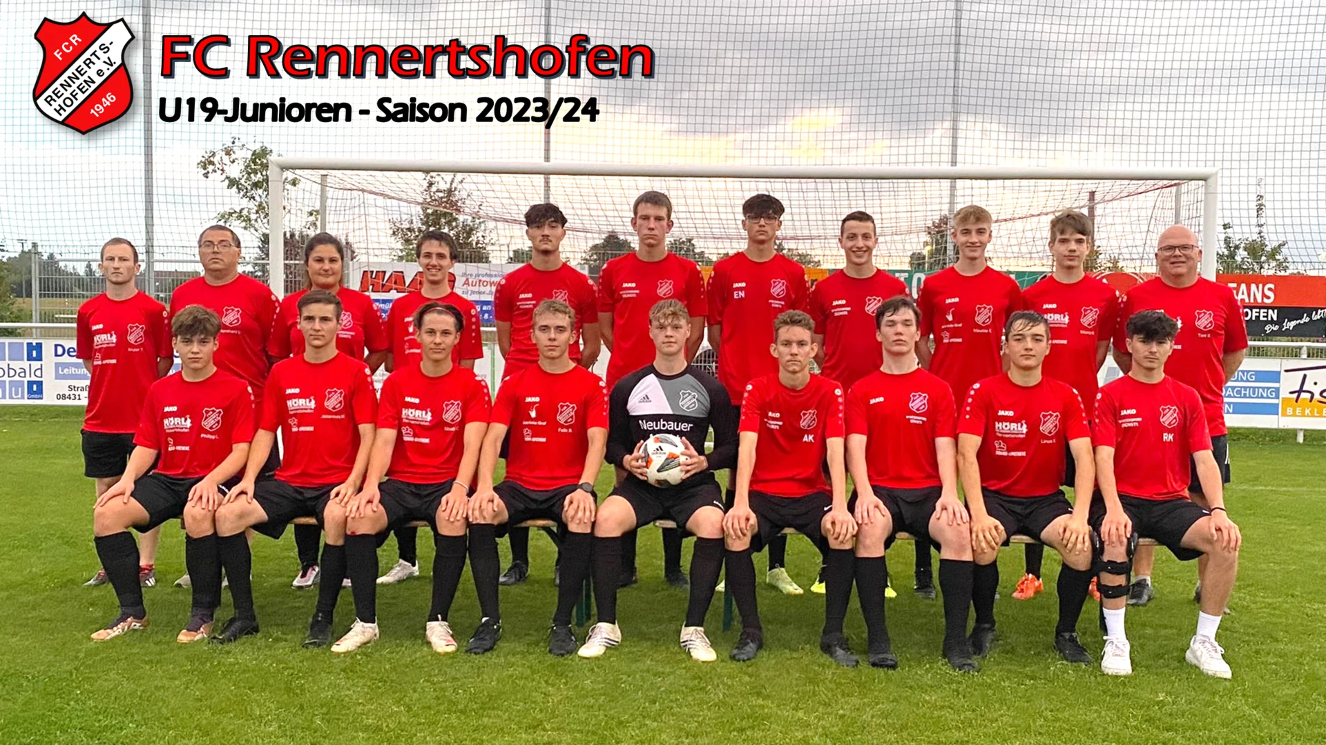 Bild: U19 - 2023/24 (Bildnachweis: MK / FCR)