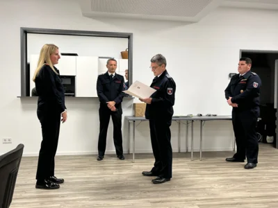 Bef&ouml;rderung Tracy G&ouml;rgemanns  (Bild vergr&ouml;&szlig;ern)