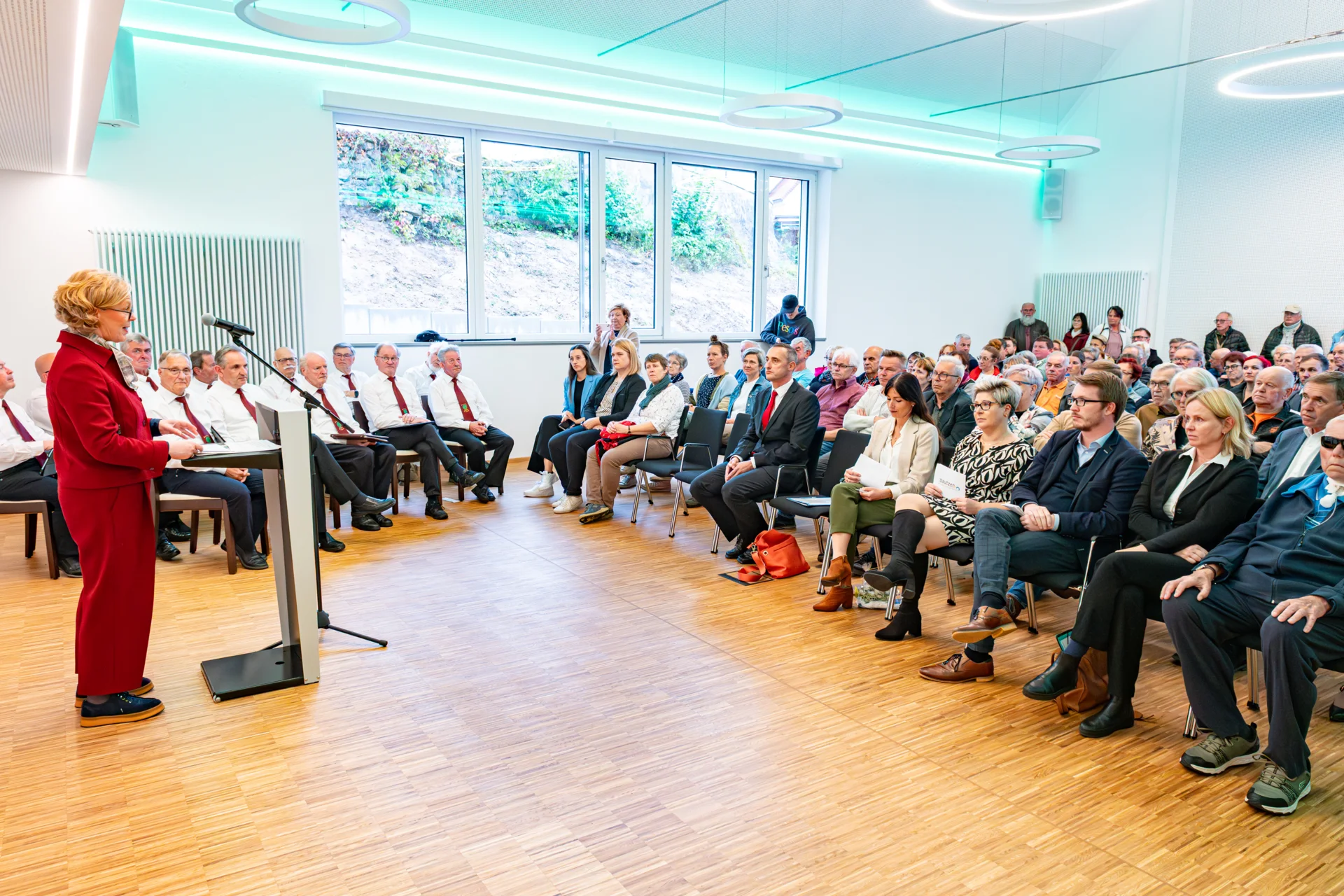 Bild: Ansprache der Ministerin